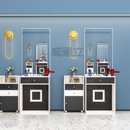 Hair Salon with Cabinet Xiwei Makeup Mirror Table Double-Sided Hair Salon Hairdressing Mirror Influe