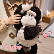 EXPEN Cartoon Animal Plush Doll, Black Gorilla Fluffy Cute Animal Plush Toy, Plushie Animal Toy Q Ve