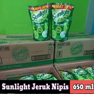 1 Karton Sunlight 650ml Jeruk Nipis Sunlight Pencuci Piring
