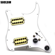 Loaded Prewired Scratchplate Two Humbucker Coil Splitting HH Guitar Pickguard Electric Guitar Pickgu