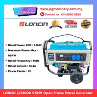 LONCIN LC13000 9.5KW Petrol Generator | Heavy-Duty Open Frame Petrol Power Backup