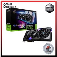 MSI GeForce RTX 5080 16G GAMING TRIO OC / GAMING TRIO WHITE OC 16GB GDDR7 30Gbps 256bit PCIe5.0 DX12
