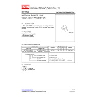 TRANSISTOR BR B772D MEDIUM POWER LOW-VOLTAGE TRANSISTOR