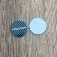 4pcs/set 45mm cover sticker for VOLVO FORD HYUNDAI KIA TOYOTA wheel rim center hub cap logo carbon f