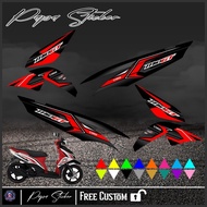 STRIPING MIO GT - Mio Gt Motorcycle Sticker Mio Gt Sticker LIST OF YAMAHA MIO GT RACING C2 VARIATION