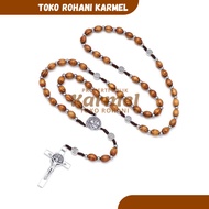 BENEDICT ROSARY NECKLACE BENEDICT ROSARY/ CATHOLIC ROSARY/ CONTRACT/