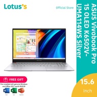 ASUS Vivobook Pro 15 Oled K6502V-UMA114WS Silver (i9-13900H,16GB,1TB,NV 6GB,15.6",W11,H&S)