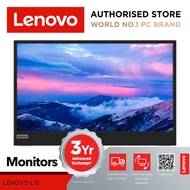 [FHD IPS Display] Lenovo L15 Mobile Monitor | 66E4UAC1WW | 15.6" 1920x1080| 60Hz 250nits 45% NTSC Height Adjustable| 3Y