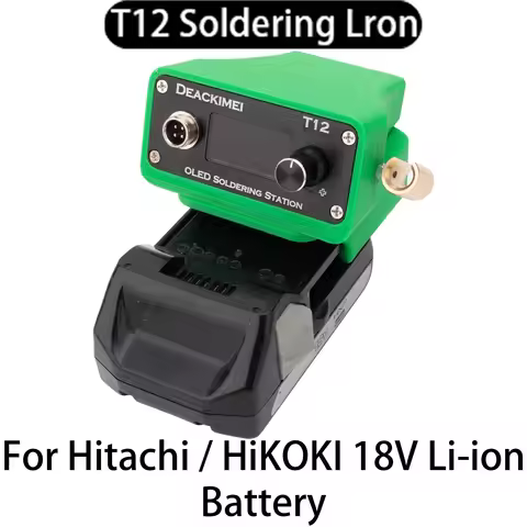 T12 Soldering Station Soldering Iron For Hitachi HIKOKI 18V Li-ion Battery Welding Machine Soldering