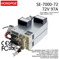 0-72V 97A 7000W Adjustable Power Supply AC-DC 0-5V 0-10V PLC PMW Signal Control Transformer, suitabl