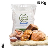 Naturich Tepung Gandum Utuh 5 Kg Whole Wheat Flour untuk Pembuatan Roti Gandum Biskuit Gandum dan La