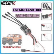 AM32 NEEBRC 45A วงจร ESC ไร้ถ่าน MN TANK 300ชุดพลังงานของโรเตอร์ภายนอกดัดแปลงชุด Bidirectional BEC ส