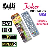 Remot Set top Box Joker Digital 17 / 19 / 20 Receiver Multi STB / TV