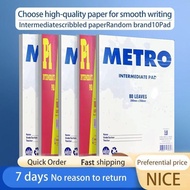 Dari Excellent Intermediate Pad Paper Long Pad Writing Pad 10 Pads In One Pack for Grade 5,6