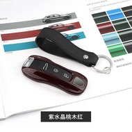 Porsche Key Shell Cayenne Macan Key Case Panamera 718 911 Key Cover Key Chain Restoration