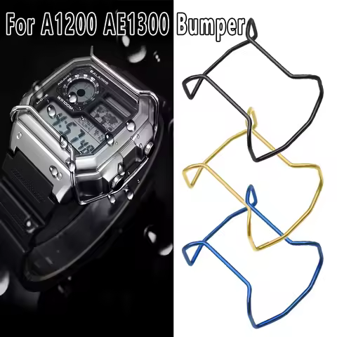1200 Watch Case For CASIO GSHOCK AE1200 AE1300 Small Square Men Metal Modified Stainless steel Anti-