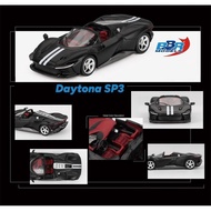 BBR 1:64 Daytona SP3 Matte Black Diecast model car