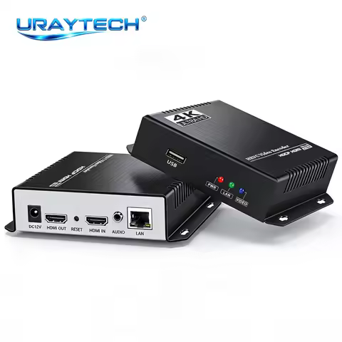 MPEG4 4K 1080P HD HDMI Video IP Encoder H.265 H.264 RTSP RTMP SRT ONVIF Live Streaming Encoder with 