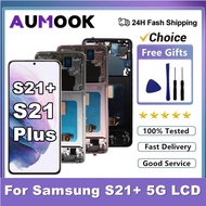 Super AMOLED OLED For Samsung Galaxy S21+ 5G LCD G996 G996B G9960 G996U Display Touch Screen Digitiz