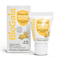 BioGaia Immune Active Baby Probiotic Drops + Vitamin D | for Digestive & Immune Health | for Babies 