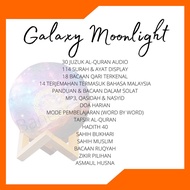 Full Al Quran Islamic Wireless Bluetooth Speaker 3D LED Globe Moonlight 30 Juzuk Zikir Ruqyah Manzil