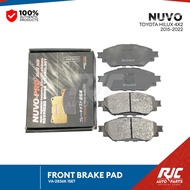 Nuvo Pro Front Brake pad Toyota Hilux 4x2 2015-2022