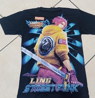 KAOS DISTRO ANAK LAKI-LAKI &amp; WANITA MOBILE LEGEND HERO LING &amp; HAYABUSA TERMURAH TERLARIS