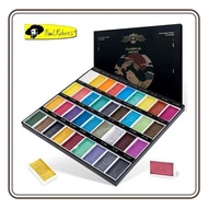 Paul Rubens Watercolor Set 36 Classical Pearlescent Colors Solid Pigment Ideal for Illustrators Arti