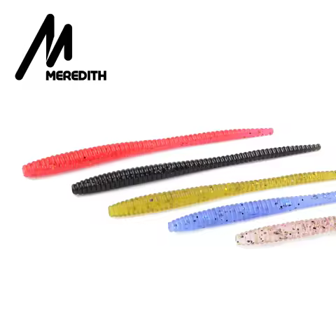 MEREDITH Senko Worm Slow SinkingTrout Worm Soft Baits 60mm 80mm Artificial Fishing Lures Sea Worms E