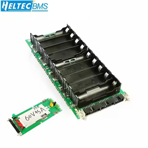 17s Power Wall 18650 Battery Holder 62V/72V Battery Box Balancer PCM 45A BMS diy Kit 18650 Battery P