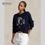 Polo Ralph Lauren เสื้อกันหนาวผู้หญิง Polo Bear Cotton Sweater รุ่น WMPOSWENC020878 สีฟ้า