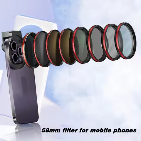 Mobile Universal Clip Phone Filter CPL Filter Starlight Black Mist Gold Streak Camera Lens for Cell 