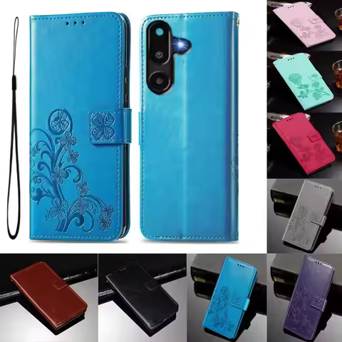 Wallet Pu Leather Case For Samsung Galaxy Wide 8 7 Quantum 6 5 4 Jump4 Jump3 Buddy 3 2 XCover7 Pro C