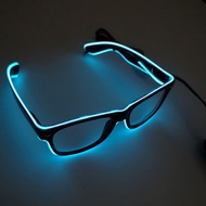 1pc Flashing Glasses EL Wire LED Glasses Glowing Party Supplies Lighting Novelty Gift Bright Light Festival Party Glow Sunglass