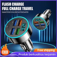 Car mobile phone Fast Charger, Car Charger Adapter 5 Port 150W Car Charger Fast Charging PD QC3.0 Ty