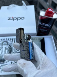 【全新行貨】Zippo康斯坦丁十字架打火機 藍冰款