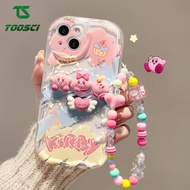 TOOSCI Cute Toys Game Kirby Dolls Cover + Love Bracelet For VIVO Y35 Y36 Y51 Y31 Y51S Y52 Y55 Y72 Y7