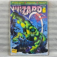 Wizard the Comics Magazine 6 Green Hulk Variant (Wizard Publications I-P) HTF