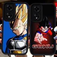 Black Casing for OPPO A60 A98 A38 A78 A17K A18 A17 A58 5G H58 Goku Dragon Ball
