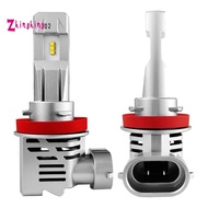 H11 H8 H9 H16 LED Headlight Bulbs 12000Lm Per Set 6500K Cool White Wireless Headlight LED Bulb Pack 