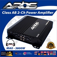 AROS Car Amplifier high power 2 channel 3800watt FOR 6 INCH CAR SPEAKER