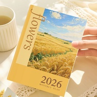 planner book 2026 diary 2026 2026 Schedule Notebook Monthly Planner A4 with Date Notepad A5 Efficien