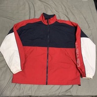 [L號] Carhartt WIP SS19 Terrace Jacket 紅 白 藍 拼接 高領 風衣外套 二手