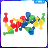 [Etekaxa] 16pcs Plastic Chess Pieces Replacement Set, Spare Chess Draughts for , Flying Chess, Board