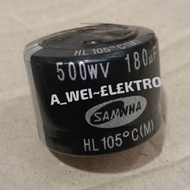 Elco 500wv 180uf kapasitor SAMWHA Original
