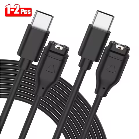 Type C Charging Cable For Garmin Fenix 7 6 5X Plus/Venu 2/Vivoactive 3 4/Instinct 2/Forerunner 945 2