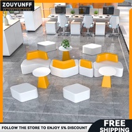 ZYff Sofa Simple Modern Creative Office Lobby Island Seating Area Sofa And Coffee Table Combination 