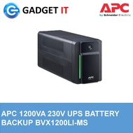 APC Back-UPS 1200VA , 230V, AVR, Universal and IEC Sockets (UPS-APC-BVX1200LI-MS) (BVX1200 / BVX1200
