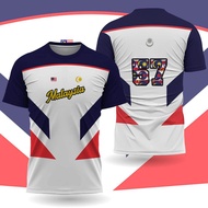 baju tshirt merdeka 2024 T-shirt Merdeka Malaysia Day Jersey Theme Baju T-shirt Kemerdekaan Malaysia