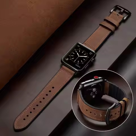 Strap for Apple watch band 44mm 40mm 45mm 41mm 42mm 38mm iWatch Silicone+Leather bracelet Apple watc